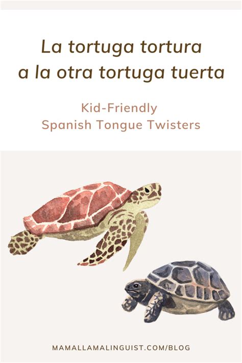 15 Fun Trabalenguas (Spanish Tongue Twisters) to Teach your Kids - Mama Llama Linguist