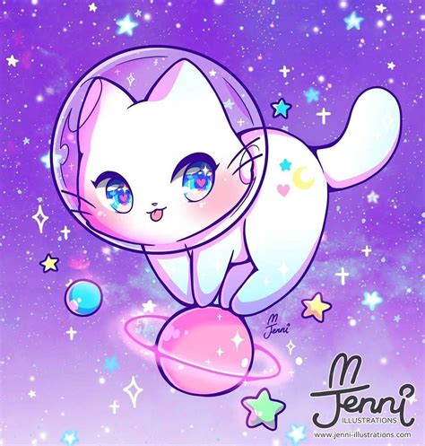 Anime Kawaii Cat Wallpapers - Wallpaper Cave