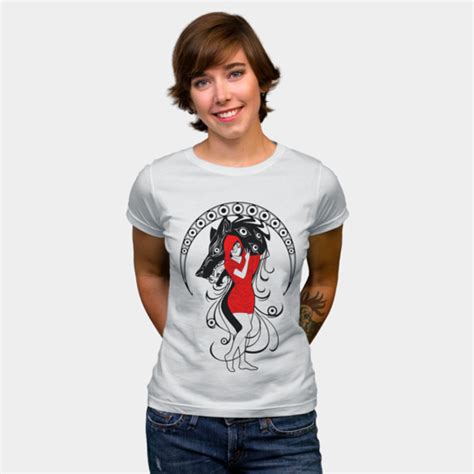 Nouveau Red t-shirt design by Nakanoart - Fancy T-shirts