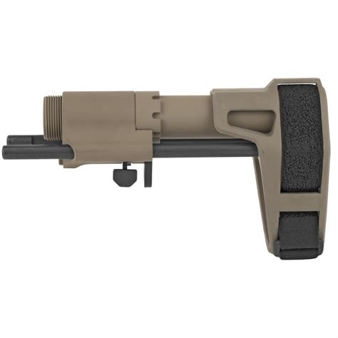 SB Tactical AR Pistol Brace PDW 3 Position FDE - 4Shooters