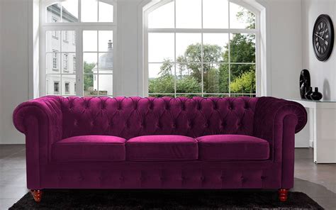 30 Best Collection of Velvet Purple Sofas