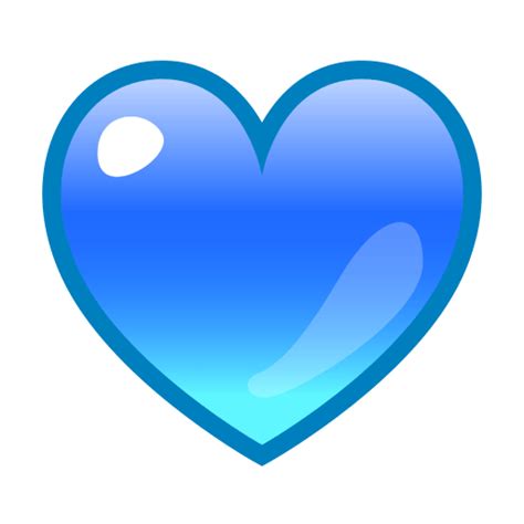 Blue Heart Emoji for Facebook, Email & SMS | ID#: 12937 | Emoji.co.uk