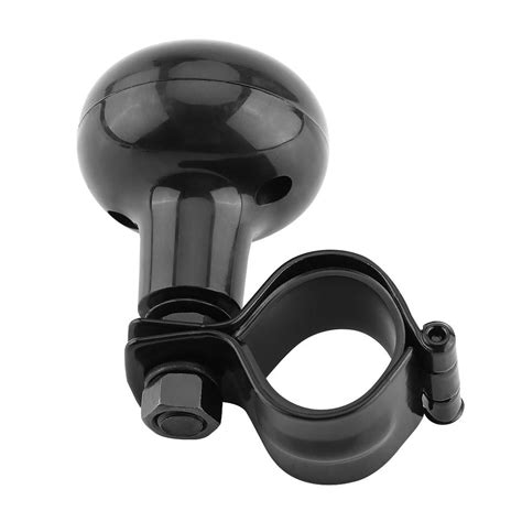 Yosoo Black Universal Car Heavy Duty Steering Wheel Knob Spinner Handle Ball Steering Wheel Ball ...