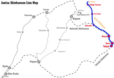 Joetsu Shinkansen Timetable - SNOW MONKEY RESORTS