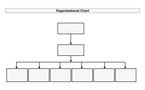 Blank Organizational Chart Template in 2022 | Organizational chart ...