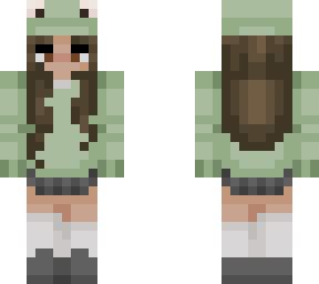 Frog girl | Minecraft Skin