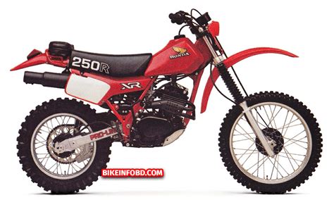 Honda XR250 (XR250R, XR Baja, XR250 Motard) Specifications, Review, Top Speed, Picture, Engine ...