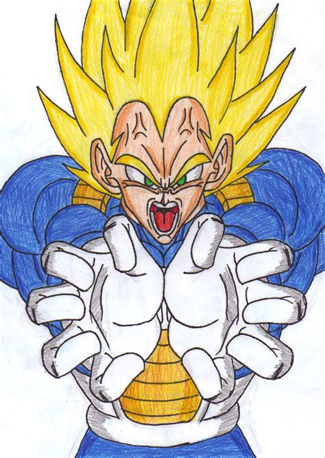 Vegeta Final Flash by gokua on DeviantArt