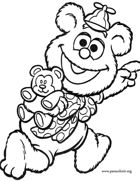 Muppet Babies - Fozzie Bear coloring page