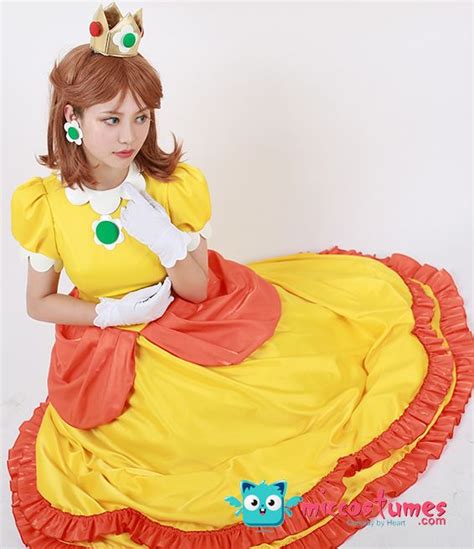 Super Mario BROS Princess Daisy Cosplay Costume | Mario cosplay, Mario ...