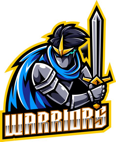 Warriors sport mascot logo design By Visink | TheHungryJPEG