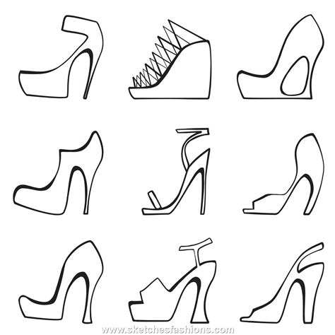 How to design and Sketch fashion Shoes | Sketches Fashions | Shoe design sketches, Fashion ...