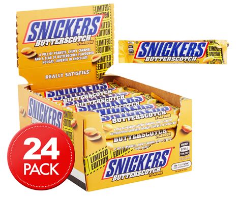 24 x Snickers Bars Butterscotch 45g | Catch.com.au