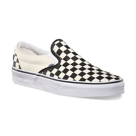 Vans Slip-On Black/White Checkerboard Shoes - Gordy's Bicycles