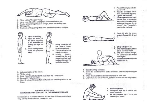 Printable Exercises For Scoliosis