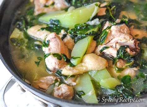 Chicken Tinola Recipe - speedyrecipe.com