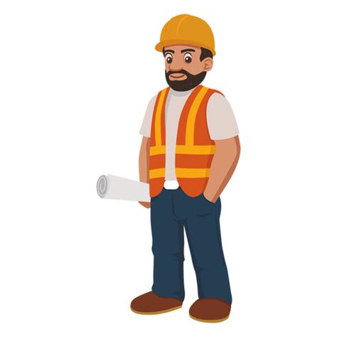 Construction worker cartoon png | Construction worker, Engineer cartoon ...