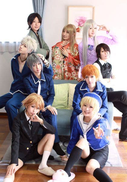 Fruits Basket cosplay. Momiji is really good. and Hatsuharu is also good. and Shigure is good ...