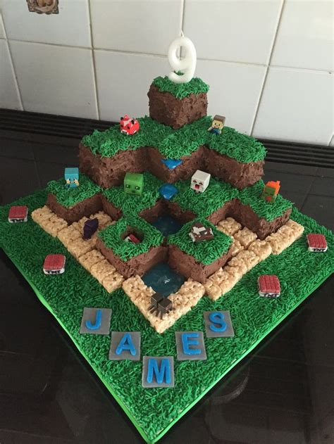 Minecraft Birthday Cake for my Grandson | Minecraft birthday cake ...