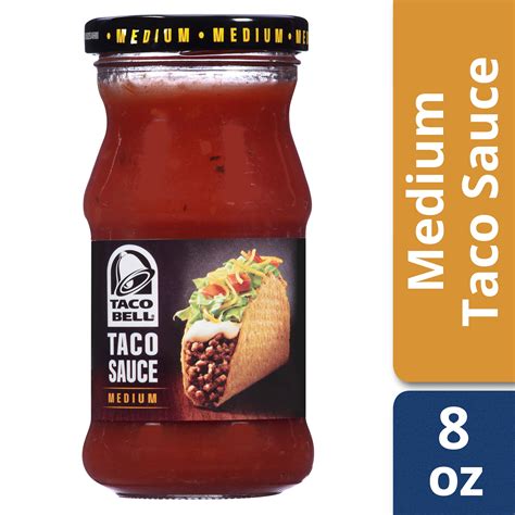 Taco Bell Taco Medium Sauce, 8 oz Bottle - Walmart.com