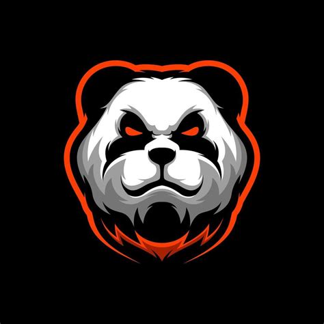 Angry panda mascot 1937453 Vector Art at Vecteezy