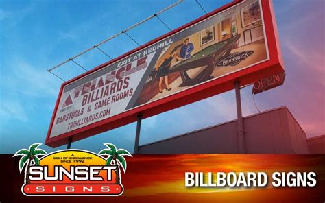 Billboard Signs • Custom Business Sign Makers • Sunset Signs