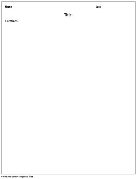 Printable Blank Page