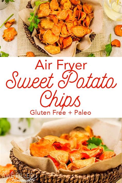 Air Fryer Sweet Potato Chips | Recipe | Sweet potato chips, Recipes, Sweet potato chips recipe