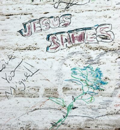 Jesus Saves Graffiti Stock Photo - Download Image Now - Christianity, Church, Color Image - iStock