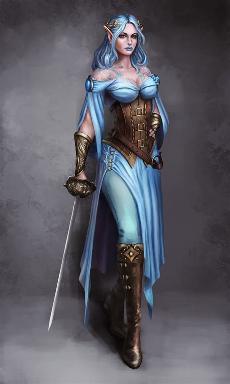 Kceon Nika - Female Elf Warrior