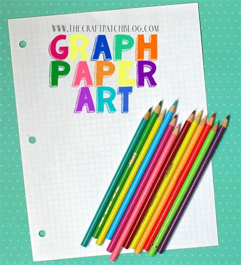 Easy Grid / Graph Paper Art Design Ideas for Kids