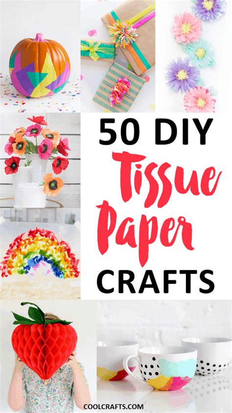 Tissue Paper Crafts: 50 DIY Ideas You Can Make With the Kids • Cool Crafts