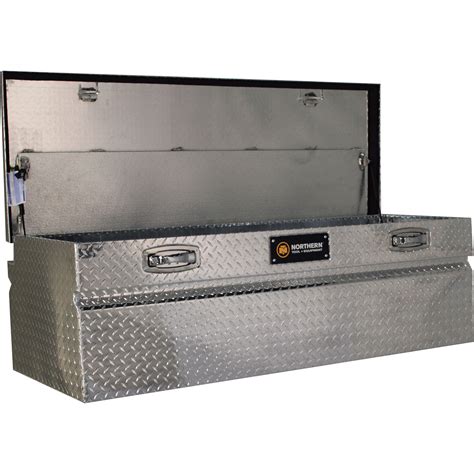 Northern Tool 60in. Locking Chest Truck Box-Diamond Plate Aluminum,Wide ...