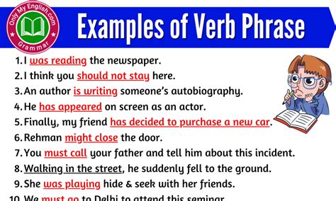 20 Examples of Verb Phrase in Sentences » Onlymyenglish.com