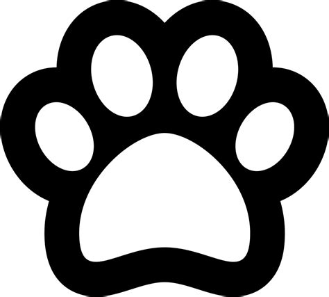 Pawprint clipart pug, Pawprint pug Transparent FREE for download on ...