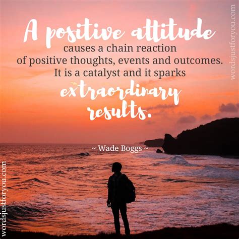 A Positive Attitude - Quote By Wade Boggs - 5116 » WordsJustforYou.com - Original Creative ...