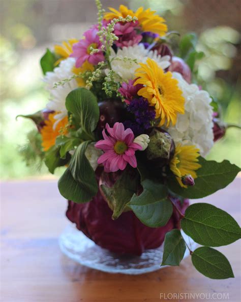 Cabbage and Hydrangea Arrangement — floristinyou