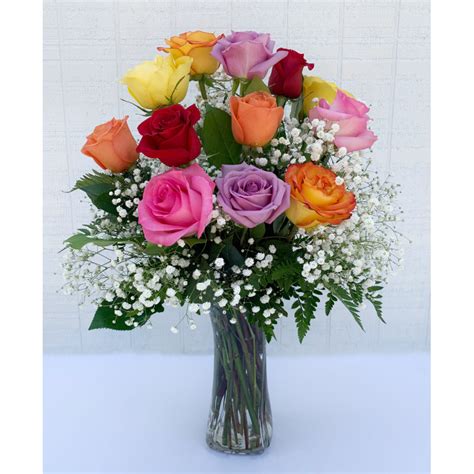 Roses - Rainbow Rose Bouquet - Same Day Delivery in Greater Metro ...