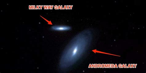 Milky Way and Andromeda Galaxy collision - Business Insider