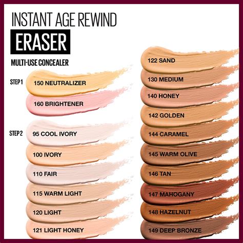 Maybelline Instant Age Rewind Eraser Dark Circles Treatment Multi-Use Concealer, Golden, 0.2 Fl ...