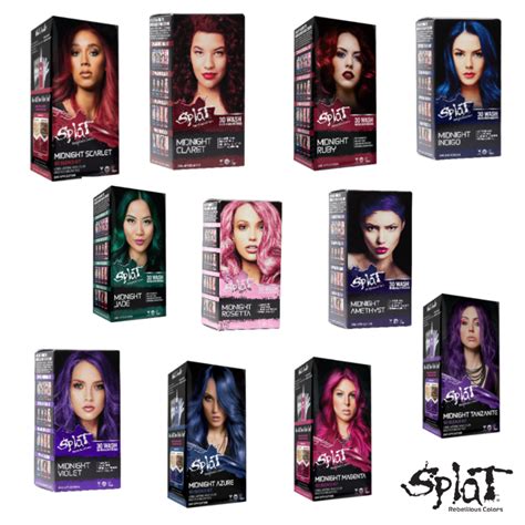 Splat Hair Dye Instructions Timing Chart