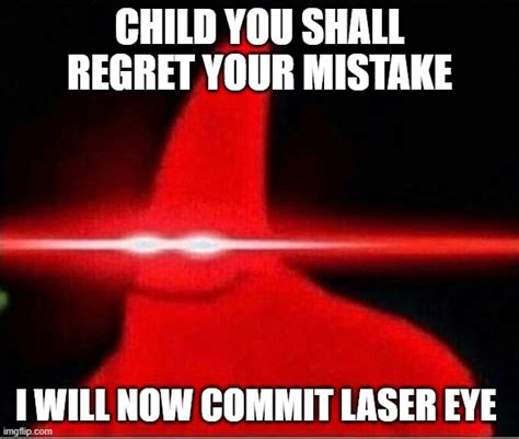 Laser Eyes Meme Template