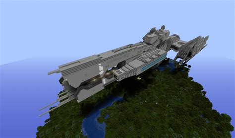 Halo UNSC Paris Class Heavy Frigate Minecraft Project