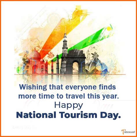 National Tourism Day quotes wishes images 2022 theme poster messages in 2022 | Tourism day ...