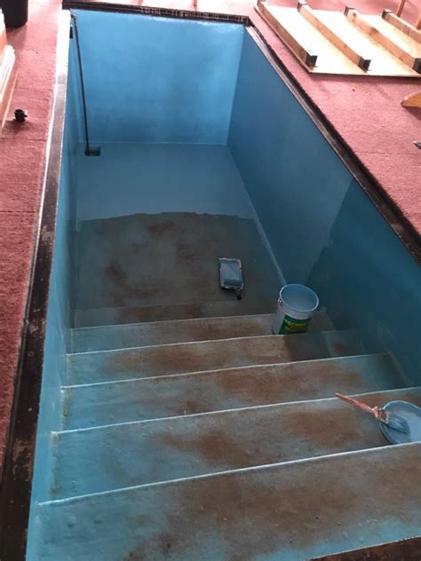 What type of paint should be used to repaint the Baptism Pool at Borras Park Evangelical Church ...