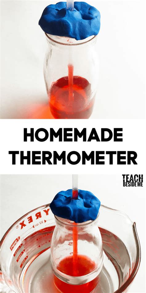 Fun and easy science experiment to try with kids! Make a homemade thermometer to learn about ...