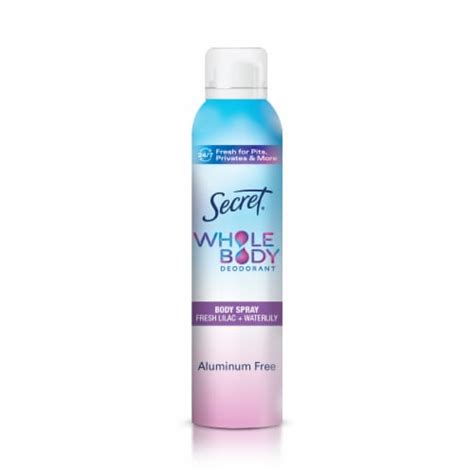 Secret for Women Whole Body Aluminum Free Deodorant Spray Lilac & Waterlily, 3.5 oz - Pick ‘n Save