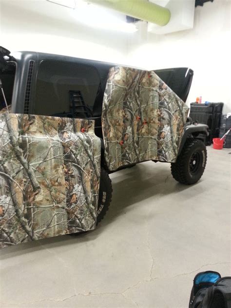 Jeep Wrangler Camo Wrap - Starocket Media