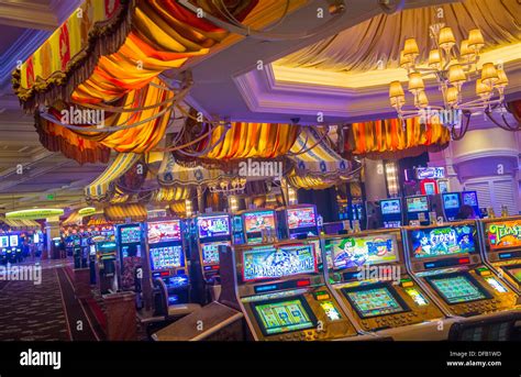 The interior of Bellagio hotel and casino in Las Vegas Stock Photo - Alamy