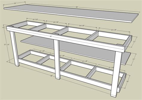 Building Workbench In Garage Plans Free PDF Download